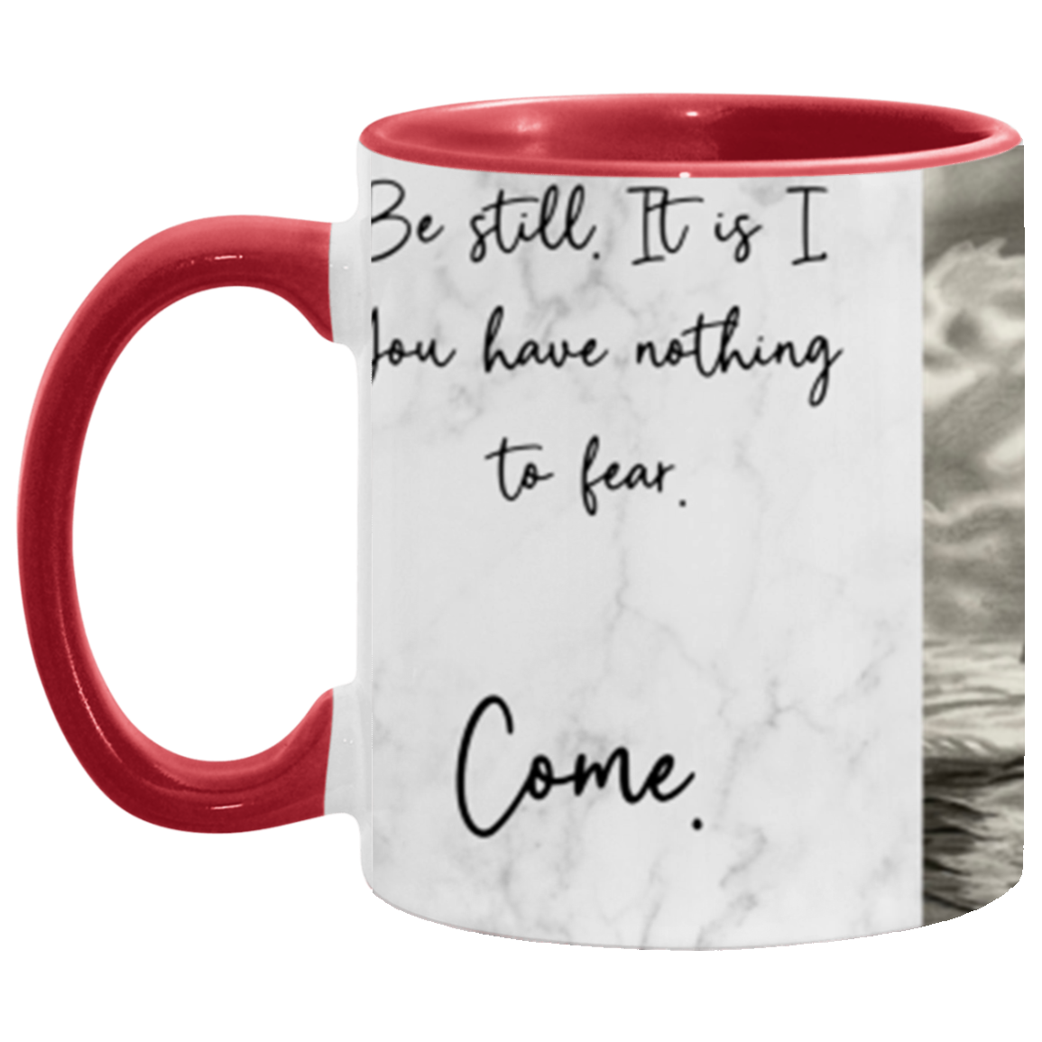 Walk on water Accent Mug