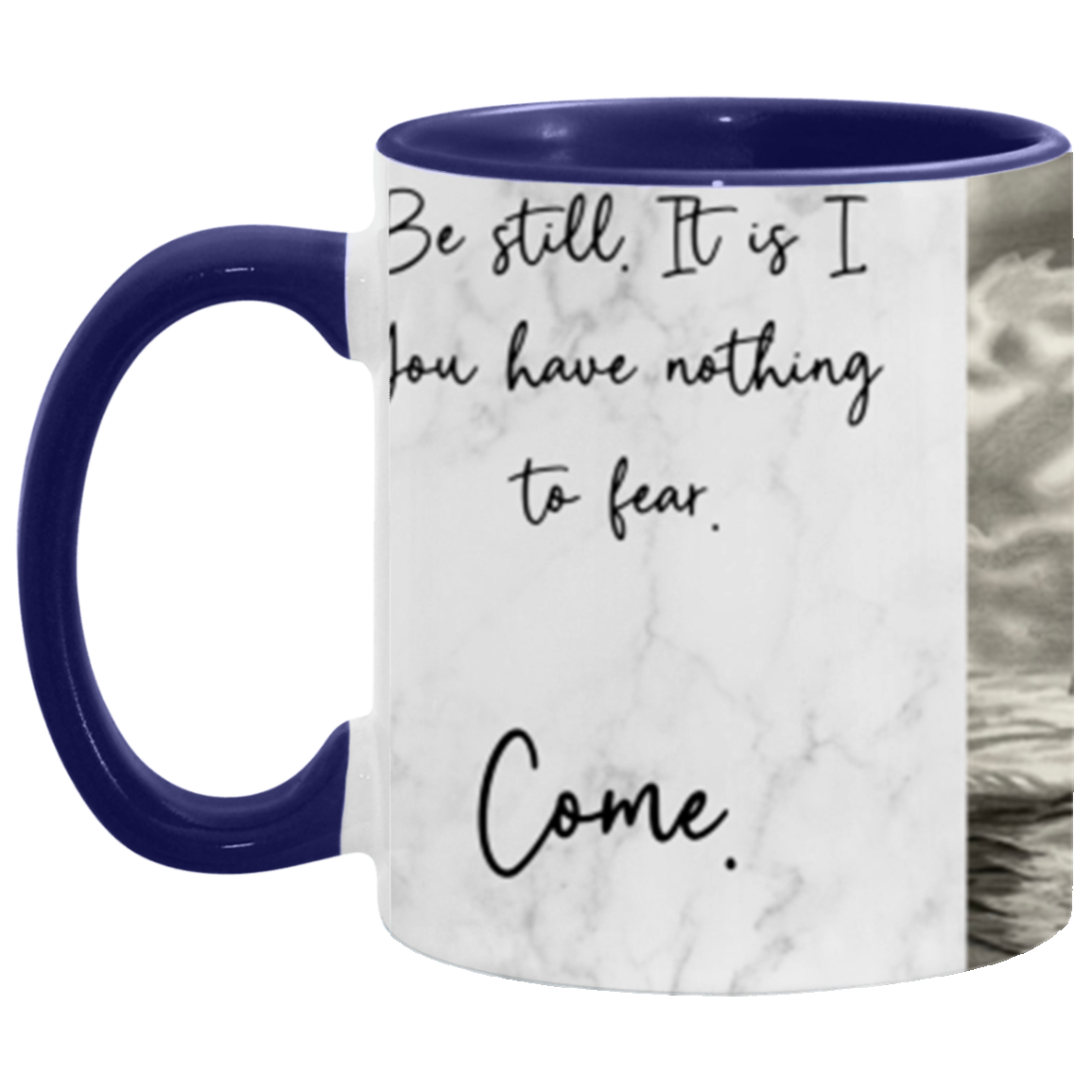 Walk on water Accent Mug
