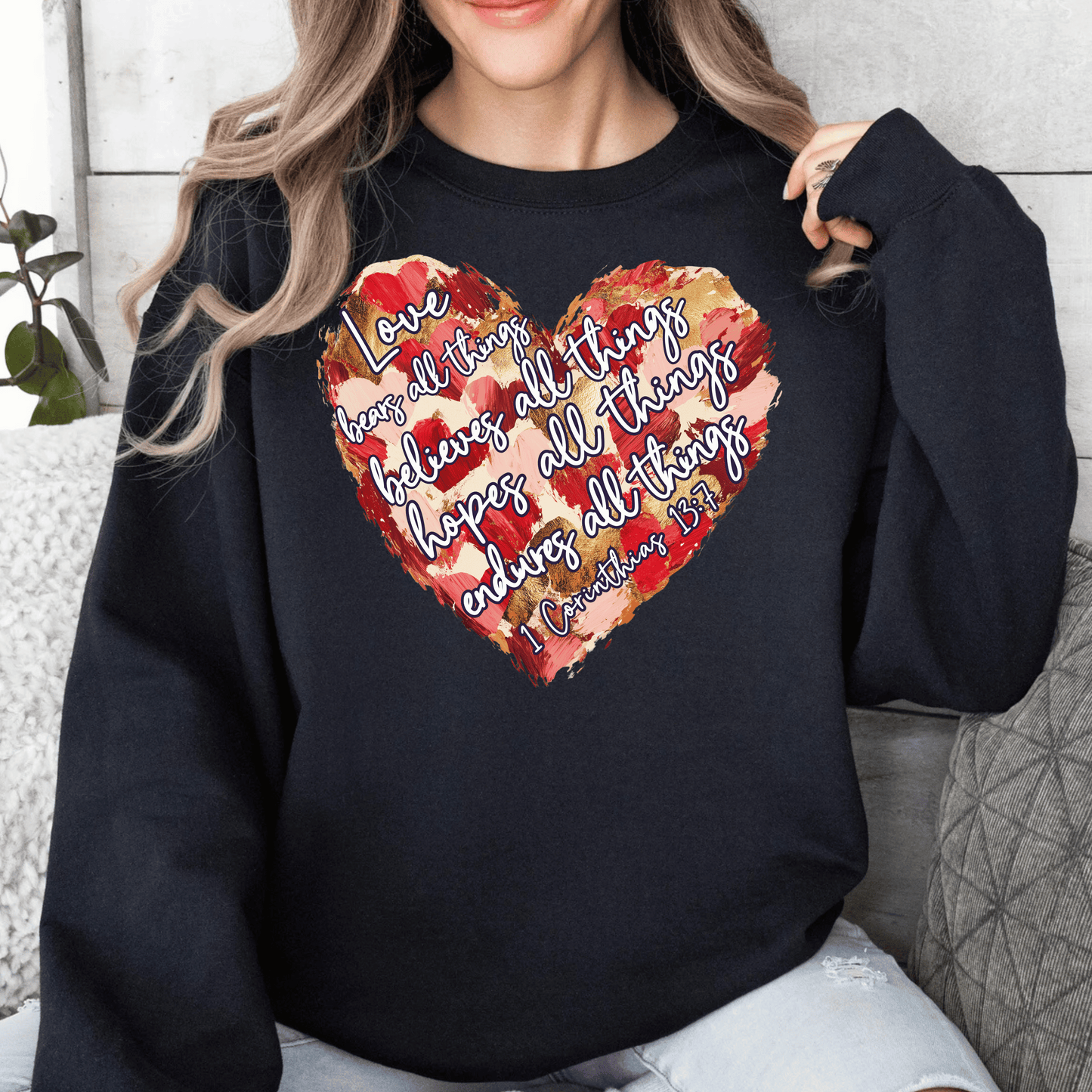 Love Endures Pullover Sweatshirt