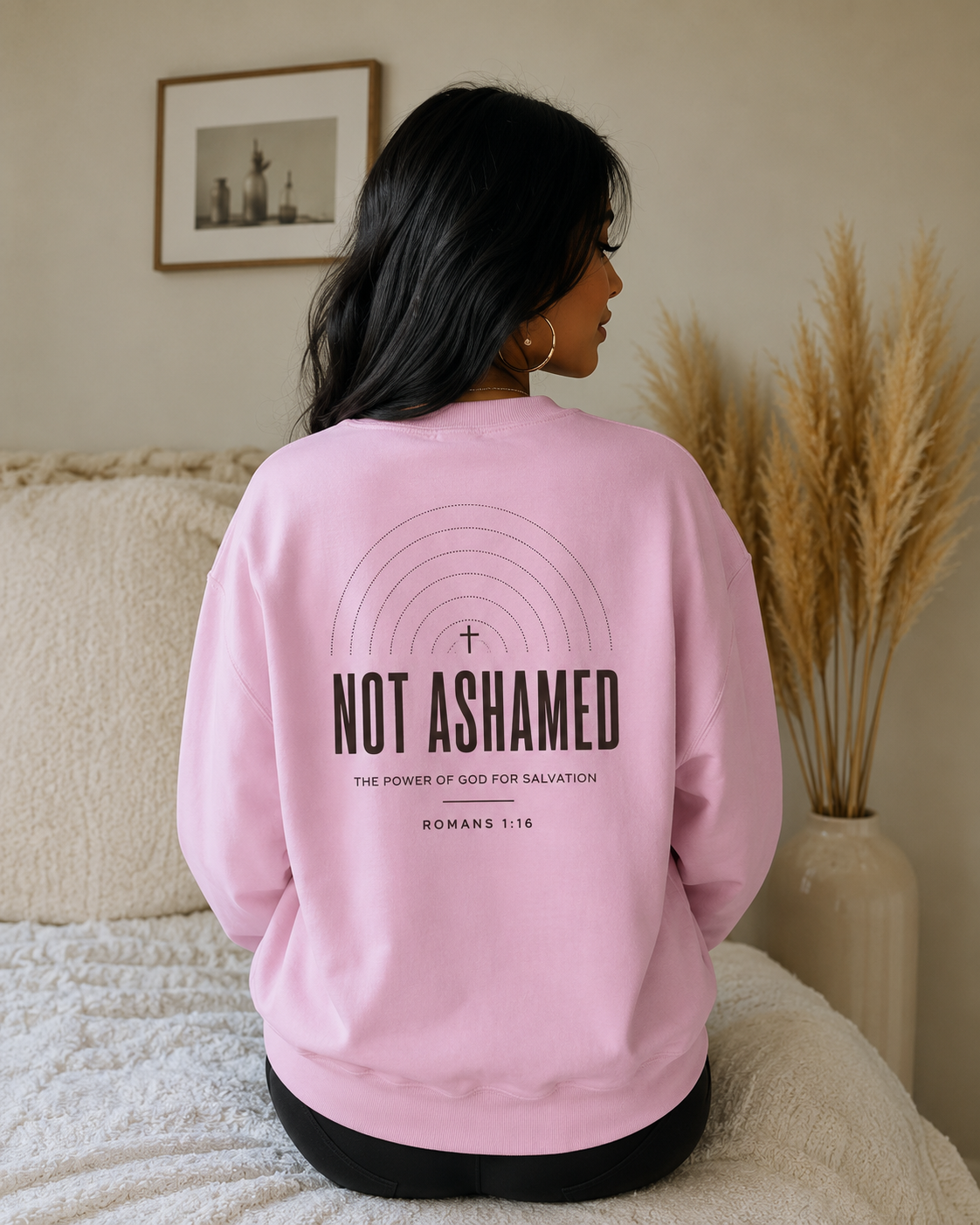 Not Ashamed of the Gospel Christian Crewneck | Romans 1:16 Sweatshirt