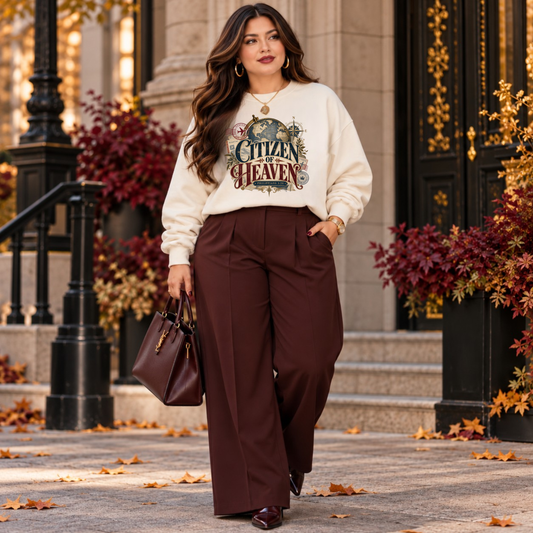 Citizen of Heaven Christian Crewneck Sweatshirt | Philippians 3:20