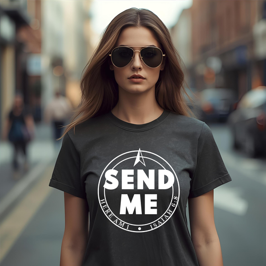 Send Me – Isaiah 6:8 Mission Tee | Faith-Inspired Unisex T-Shirt