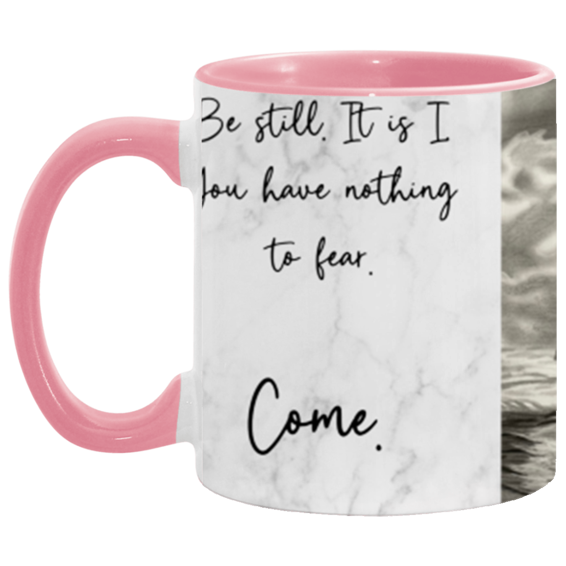 Walk on water Accent Mug