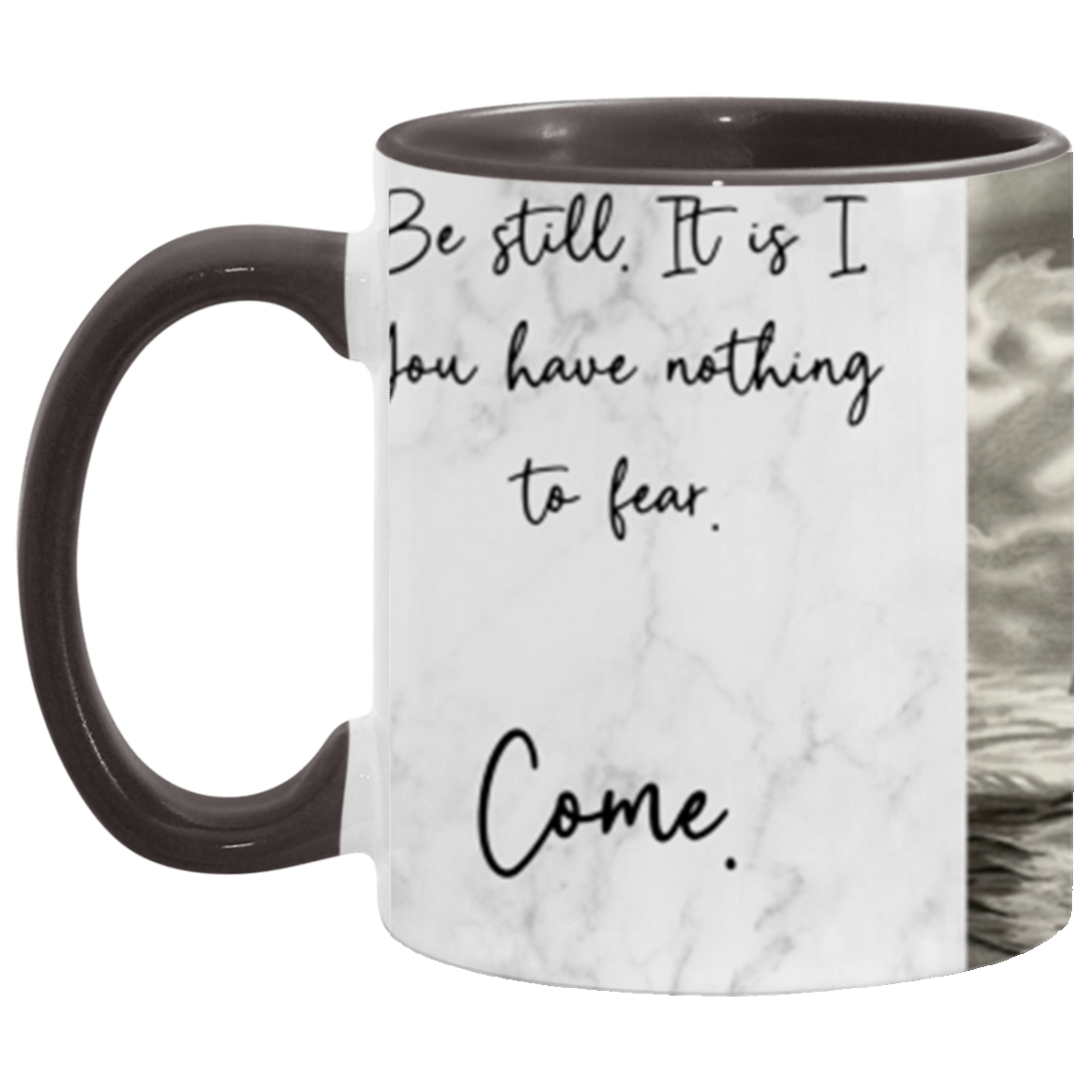 Walk on water Accent Mug