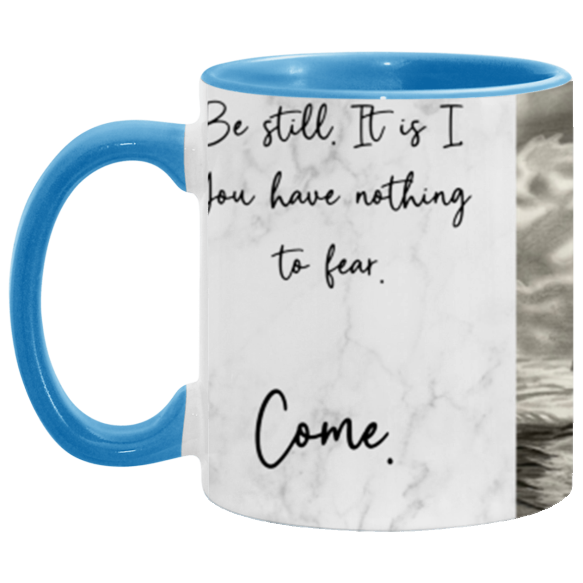 Walk on water Accent Mug