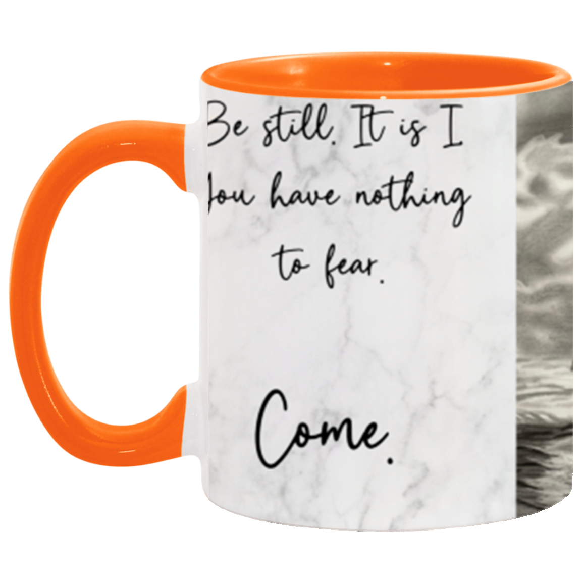Walk on water Accent Mug