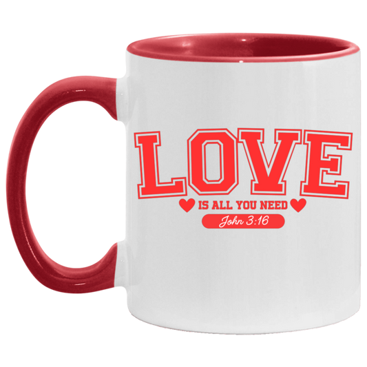 Love 11oz Accent Mug