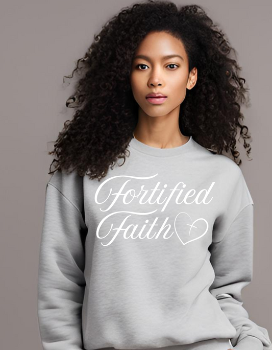 Women's Fortified Faith Pullover Sweatshirt