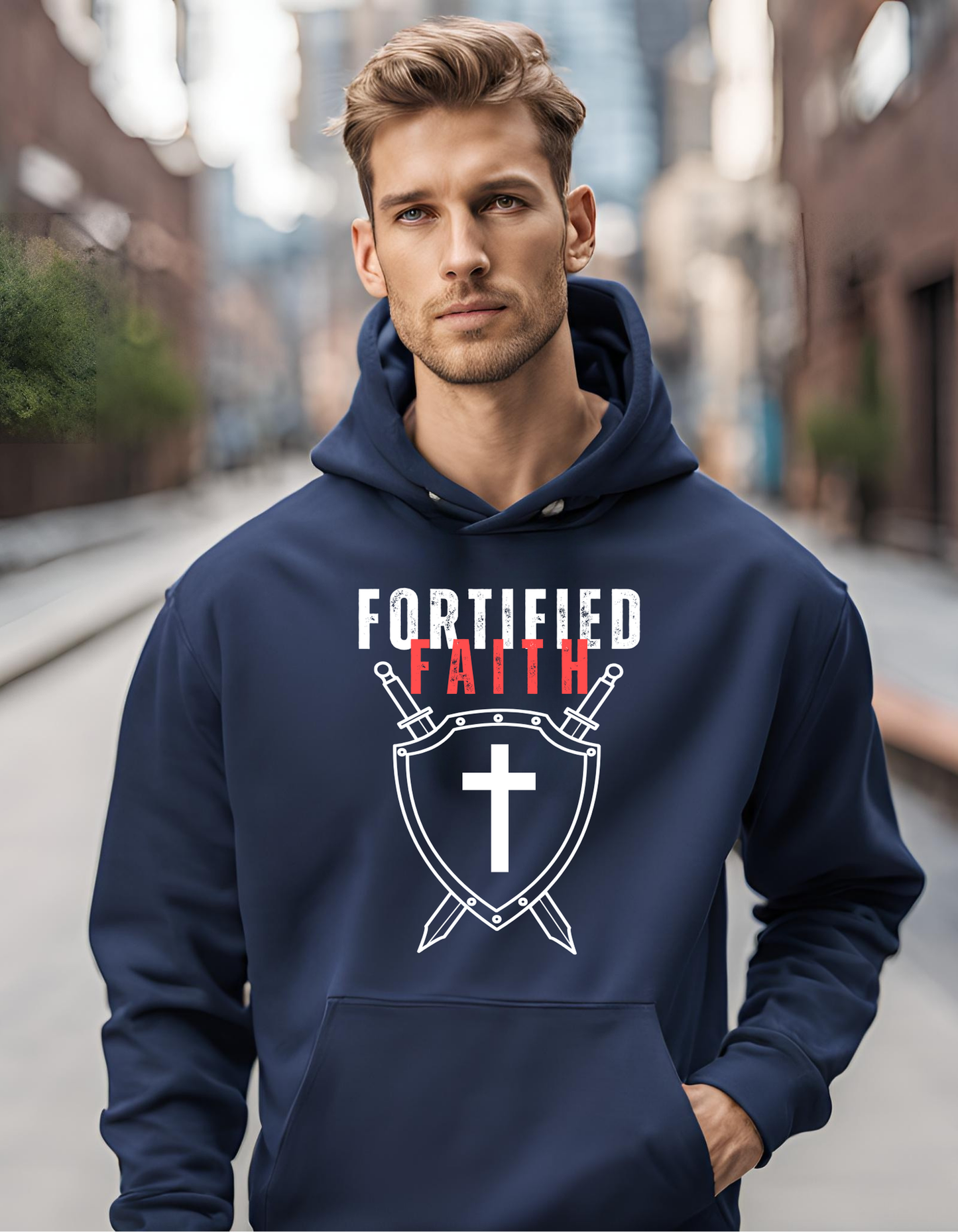 Men’s Fortified Faith Pullover Hoodie