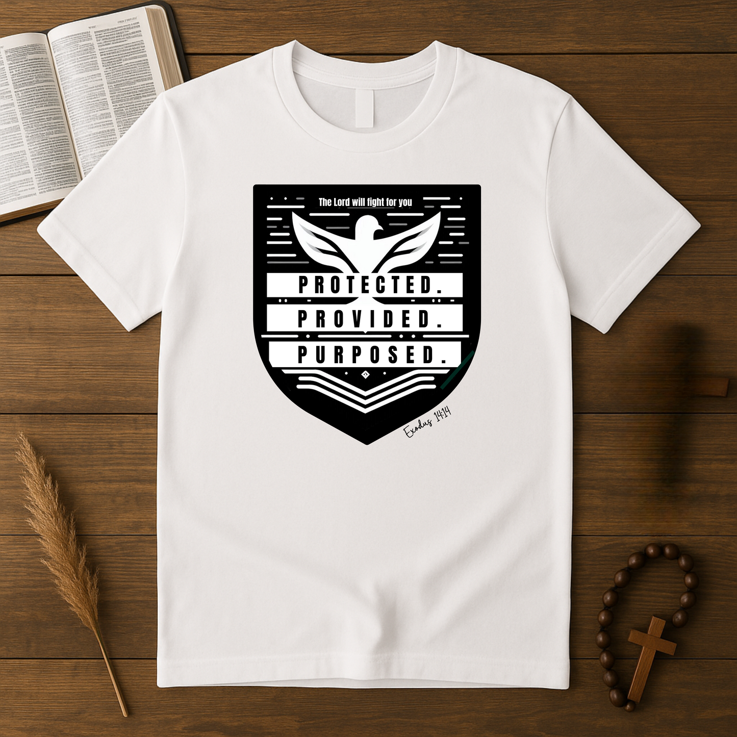 Protected. Provided. Purposed Tee