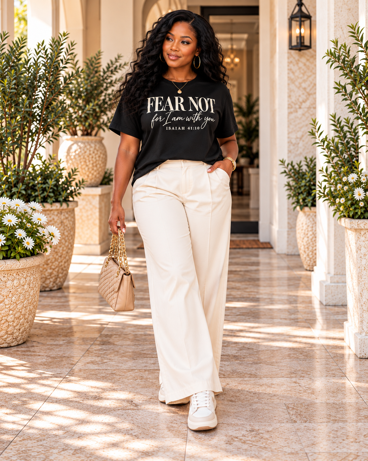 Fear Not – Isaiah 41:10 Christian Graphic Tee | Comfort Colors 1717