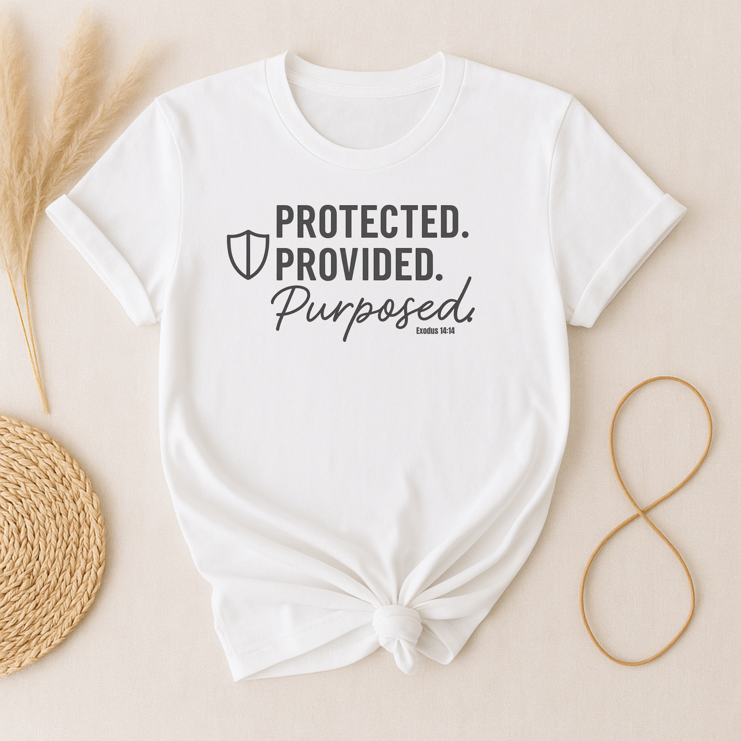 Protected. Provided. Purposed Tee