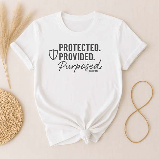 Protected. Provided. Purposed Tee