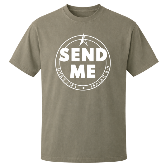 Send Me Christian T-Shirt – Isaiah 6:8 Faith-Based Tee